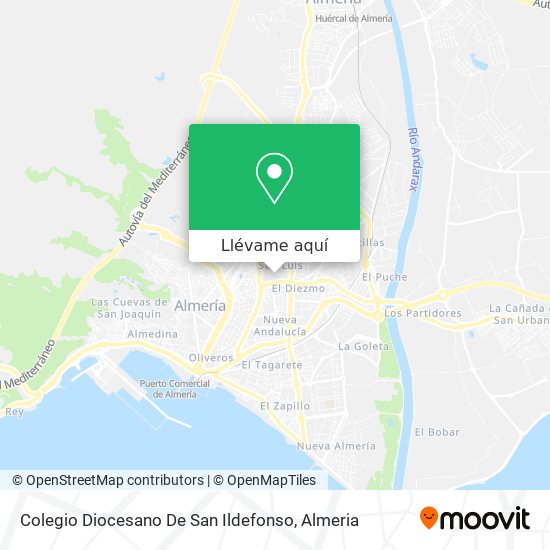 Mapa Colegio Diocesano De San Ildefonso