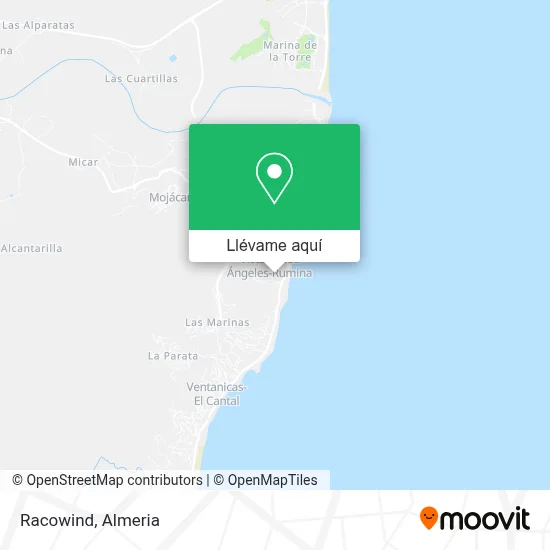Mapa Racowind