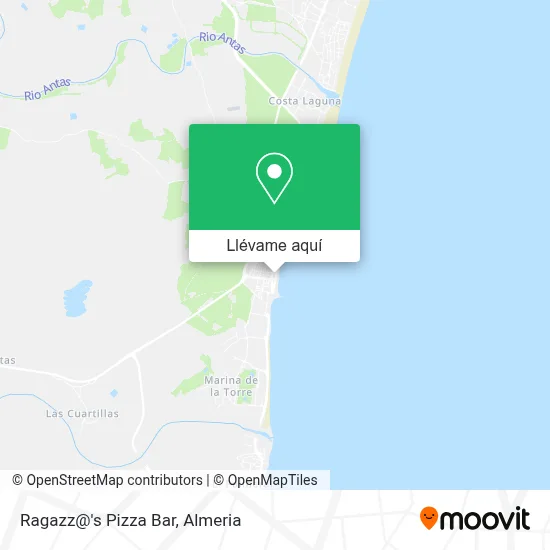 Mapa Ragazz@'s Pizza Bar