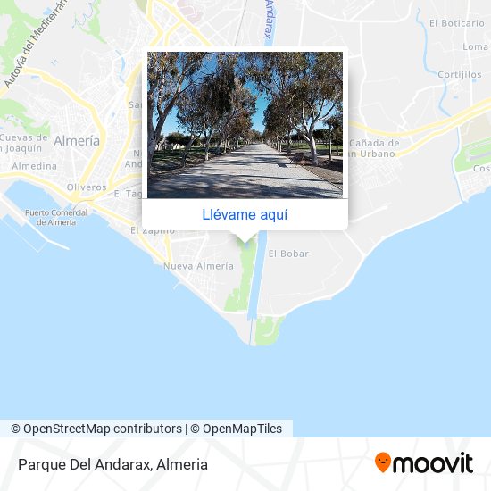 Mapa Parque Del Andarax