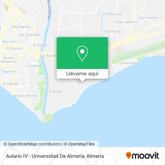 Mapa Aulario IV - Universidad De Almería