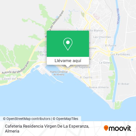 Mapa Cafetería Residencia Virgen De La Esperanza