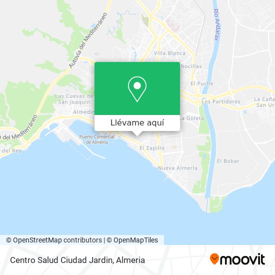 Mapa Centro Salud Ciudad Jardin