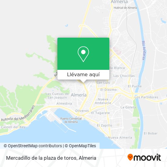 Mapa Mercadillo de la plaza de toros