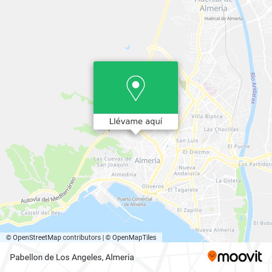 Mapa Pabellon de Los Angeles