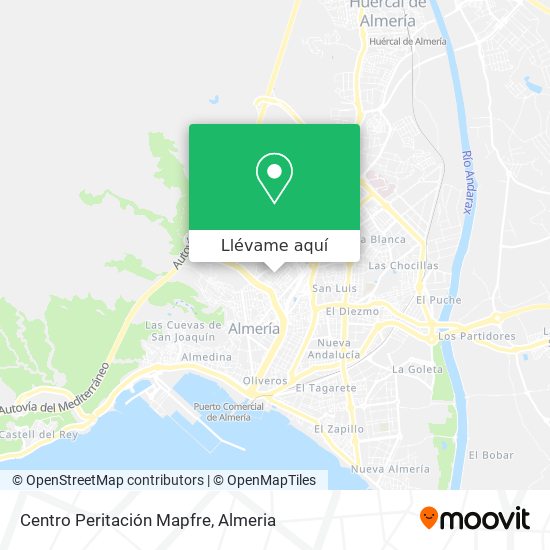 Mapa Centro Peritación Mapfre