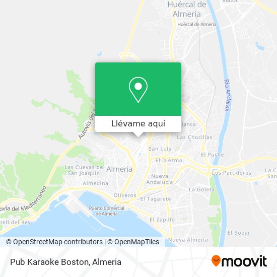 Mapa Pub Karaoke Boston