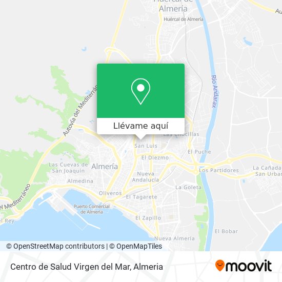 Mapa Centro de Salud Virgen del Mar