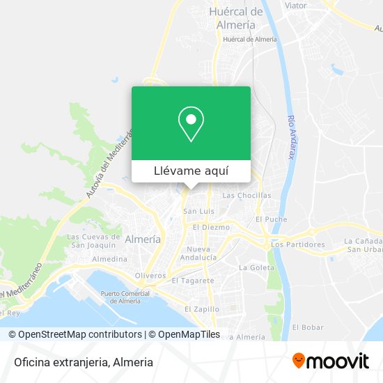 Mapa Oficina extranjeria