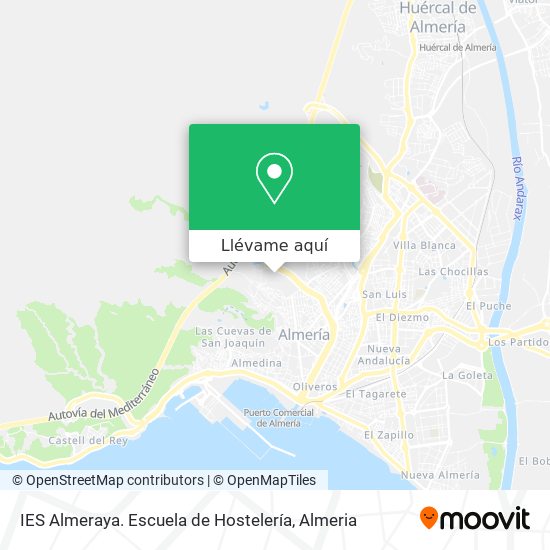 Mapa IES Almeraya. Escuela de Hostelería