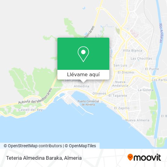 Mapa Teteria Almedina Baraka