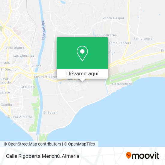 Mapa Calle Rigoberta Menchú