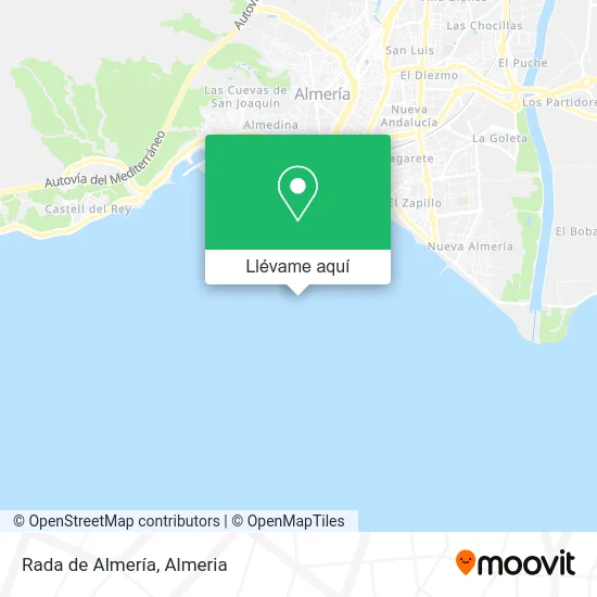 Mapa Rada de Almería