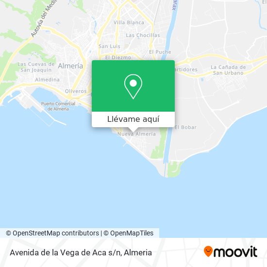 Mapa Avenida de la Vega de Aca s/n