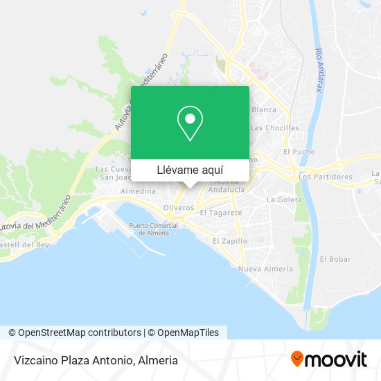 Mapa Vizcaino Plaza Antonio