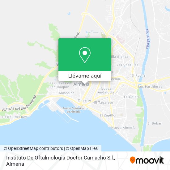 Mapa Instituto De Oftalmologia Doctor Camacho S.l.