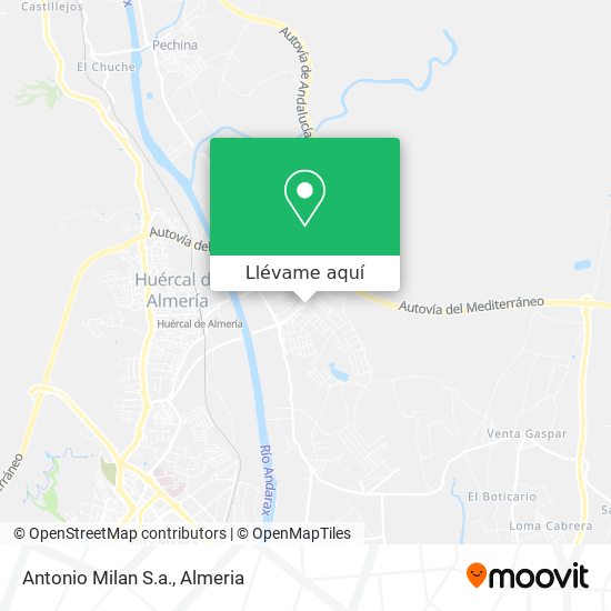 Mapa Antonio Milan S.a.