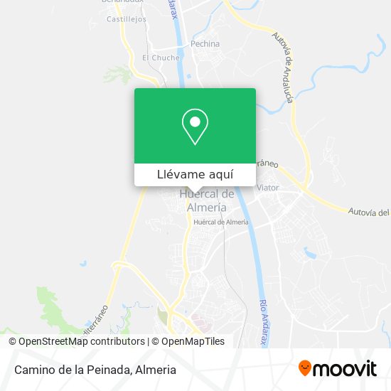 Mapa Camino de la Peinada