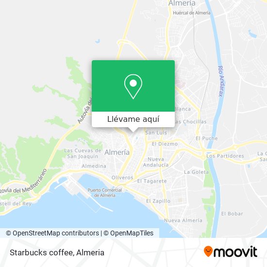 Mapa Starbucks coffee
