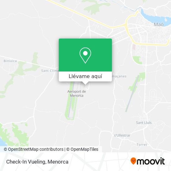 Mapa Check-In Vueling