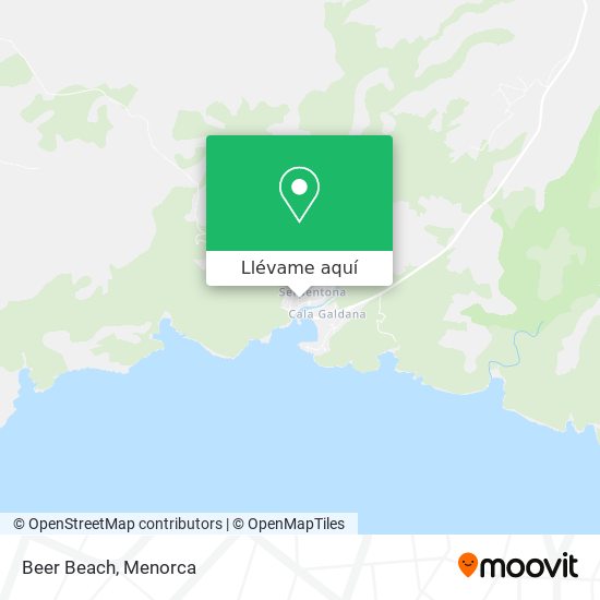 Mapa Beer Beach
