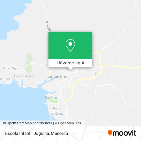 Mapa Escola Infantil Joguina