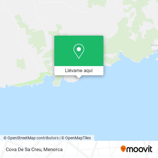 Mapa Cova De Sa Creu