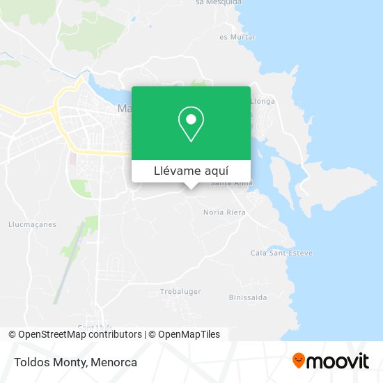 Mapa Toldos Monty