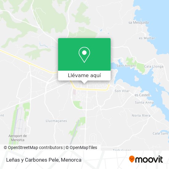 Mapa Leñas y Carbones Pele
