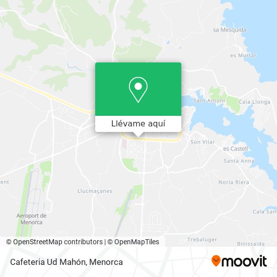 Mapa Cafeteria Ud Mahón