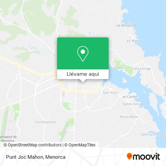 Mapa Punt Joc Mahon