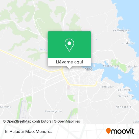 Mapa El Paladar Mao