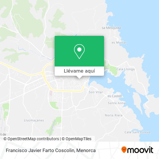 Mapa Francisco Javier Farto Coscolin