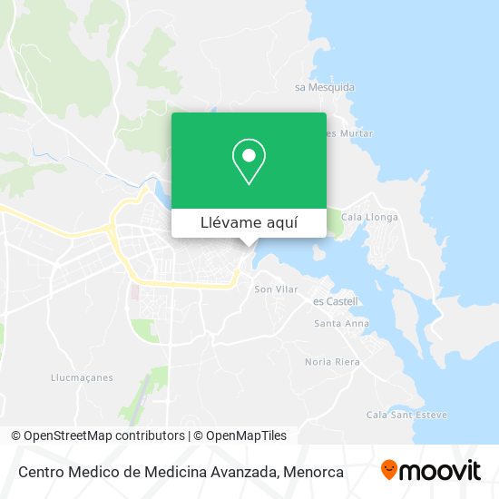 Mapa Centro Medico de Medicina Avanzada