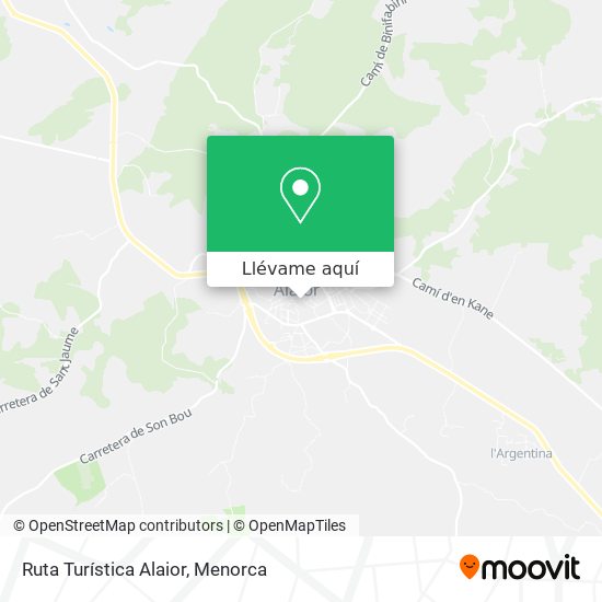 Mapa Ruta Turística Alaior