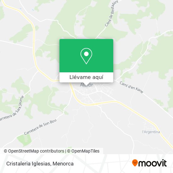 Mapa Cristaleria Iglesias