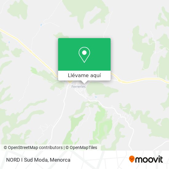 Mapa NORD I Sud Moda