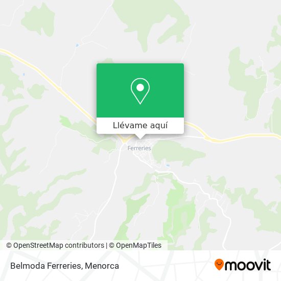 Mapa Belmoda Ferreries