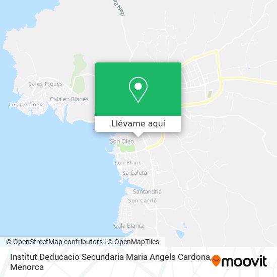 Mapa Institut Deducacio Secundaria Maria Angels Cardona