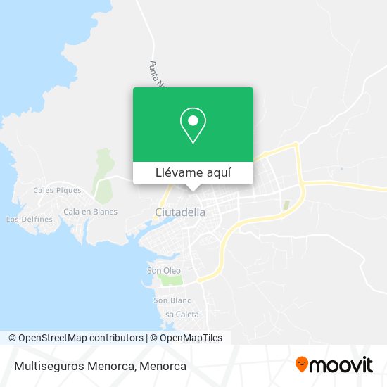 Mapa Multiseguros Menorca