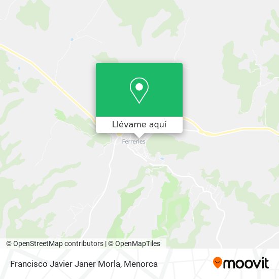 Mapa Francisco Javier Janer Morla