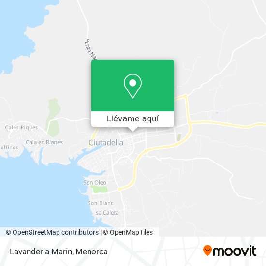 Mapa Lavanderia Marin
