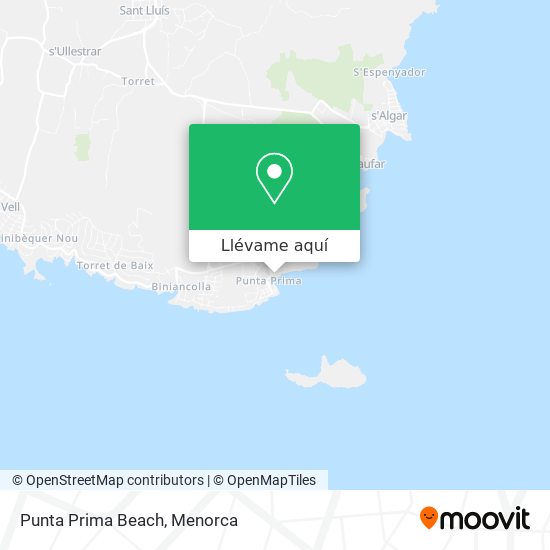 Mapa Punta Prima Beach