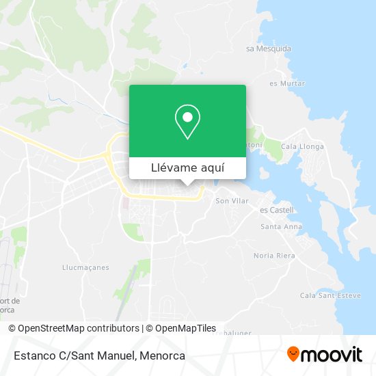 Mapa Estanco C/Sant Manuel