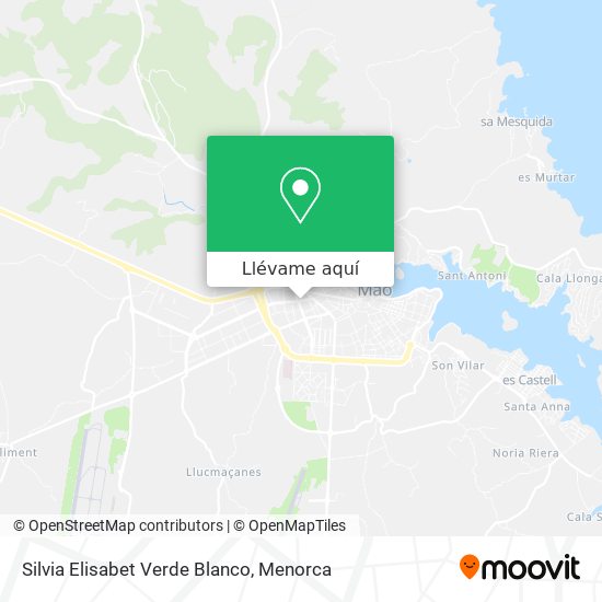 Mapa Silvia Elisabet Verde Blanco