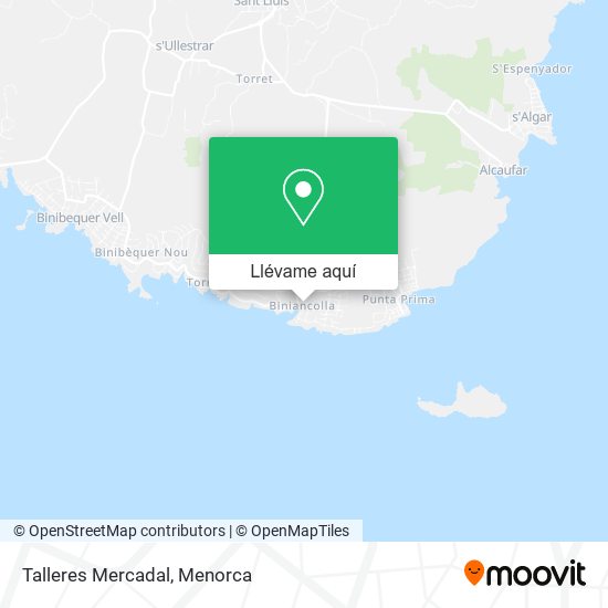 Mapa Talleres Mercadal