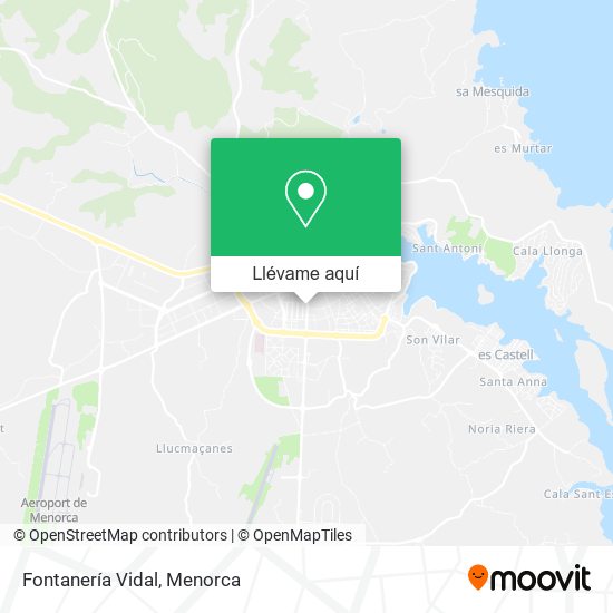 Mapa Fontanería Vidal