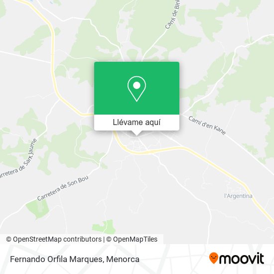 Mapa Fernando Orfila Marques
