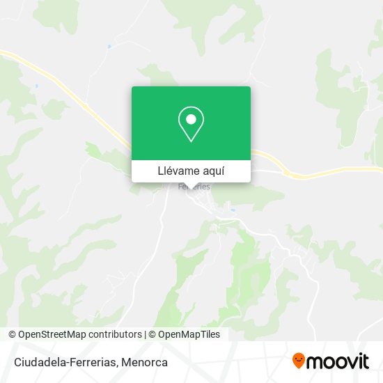 Mapa Ciudadela-Ferrerias