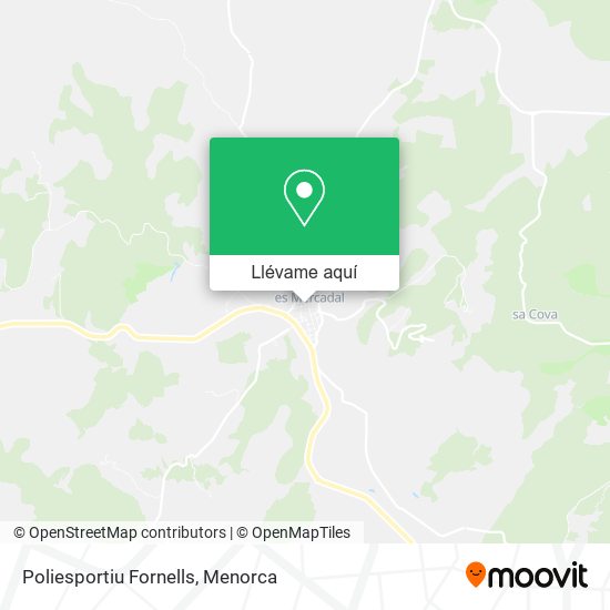 Mapa Poliesportiu Fornells